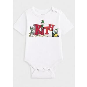 Kith Baby White Kithmas Elf Bodysuit Size 12-18 M